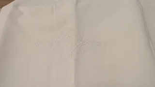 Juego de sábanas antiguas