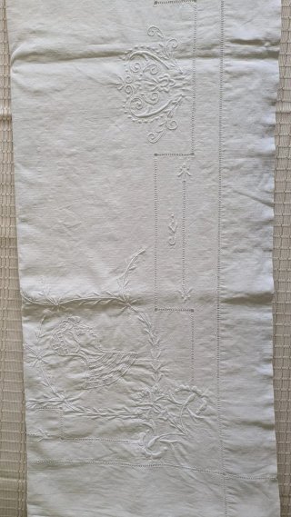 Juego de sábanas antiguas
