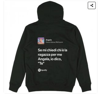 Maglietta con capuccio unisex personalizzabile