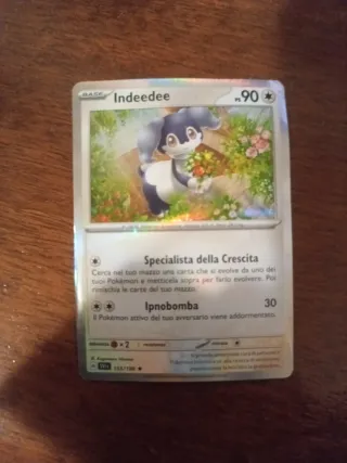 Carta Pokemon indeedee