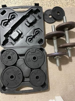 Pesas DOMYOS con maletín