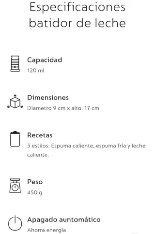 Nespresso Aeroccino 3 Espumador y Calentador