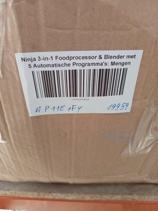 Procesador de alimentos y licuadora Ninja 3 en 1