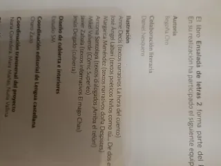 Lecturas: Ensalada de letras. 2 Primaria. Más S...