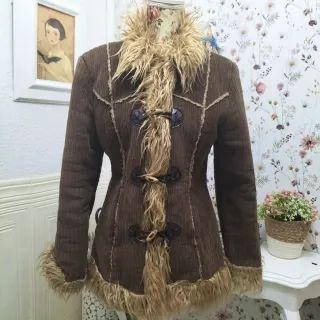 Chaquetón pana vintage Penny Lane XS