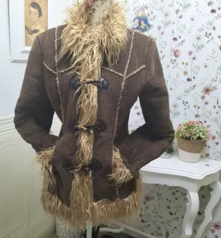 Chaquetón pana vintage Penny Lane XS