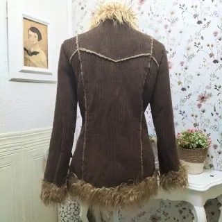 Chaquetón pana vintage Penny Lane XS