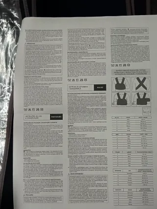 Imobilizador superior ombro direito + tórax.