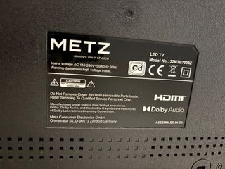Televisión 32 pulgadas METZ