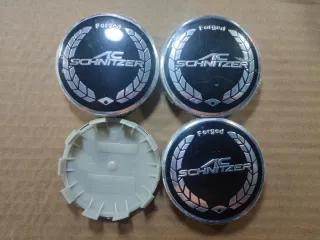 4 Tapabujes AC Schnitzer 68mm centro rueda logo