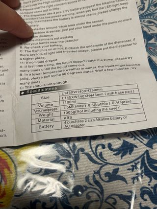 Dispenser Sapone Automatico Nyco CD-5018