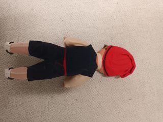 2 Muñecos antiguos con traje regional