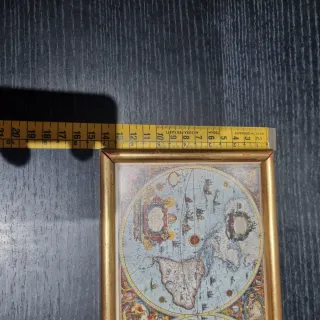 Reproducción Mapamundi Histórico 1594 - Cuadro