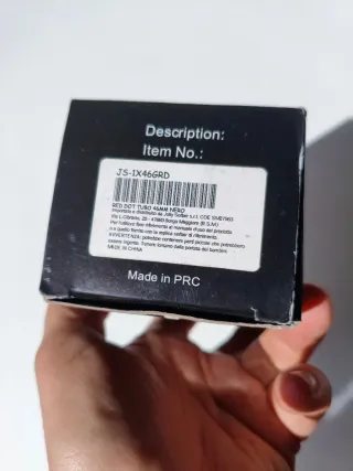 Red Dot AIRSOFT 46mm Negro JS TACTICAL