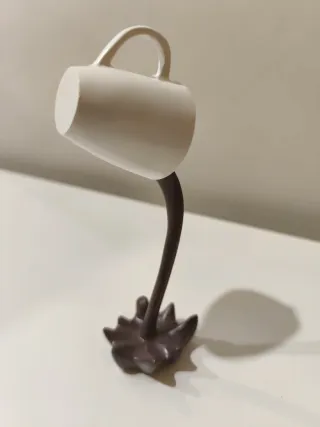 Chávena Branco Com Café Decoração Premium