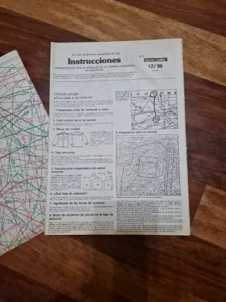 Revista burda 12 números AÑO 1986