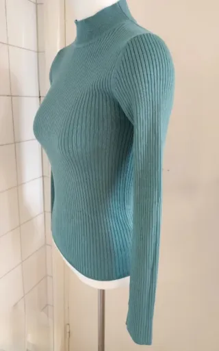 Jersey vintage mujer azul cielo