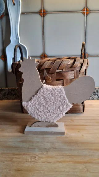Gallina in legno