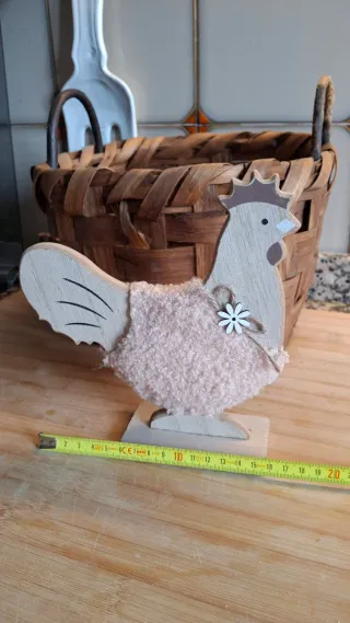 Gallina in legno