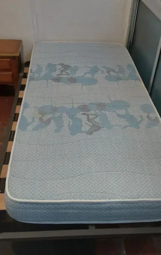 somier cama + colchón