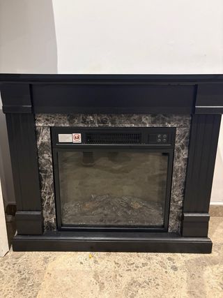 Calefactor tipo chimenea