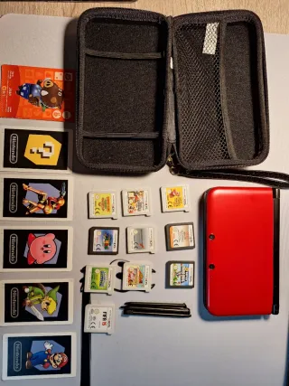 Nintendo 3ds XL roja