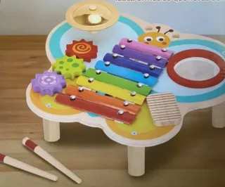 Mesa instrumental xilófono de mariposa