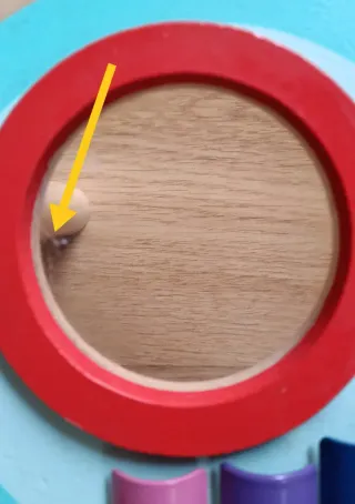 Mesa instrumental xilófono de mariposa