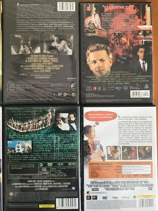 Lote 10 DVDs Películas Ganadoras del Óscar