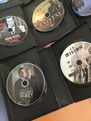 Lote 10 DVDs Películas Ganadoras del Óscar