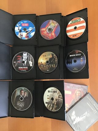 Lote 10 DVDs Películas Ganadoras del Óscar