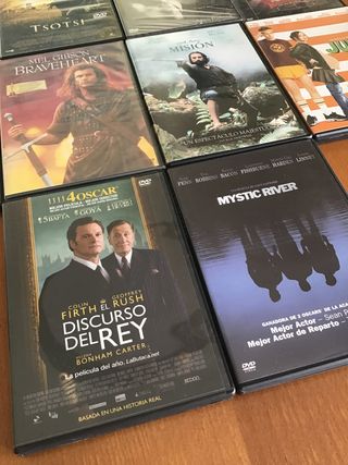 Lote 10 DVDs Películas Ganadoras del Óscar