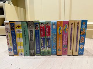 Lote Películas VHS Infantiles Variadas.