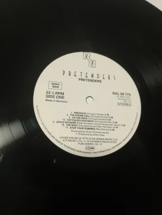 Vinilo Pretenders – Álbum Debut (Edición Alemana).