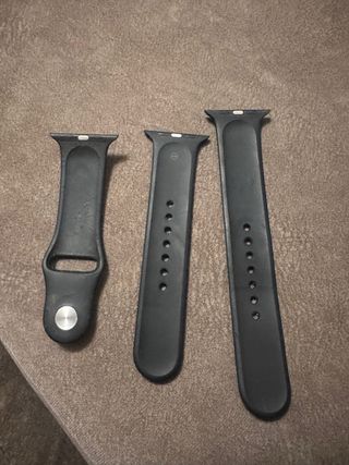 Correa negra apple watch 42