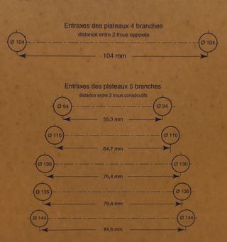 Plato Specialites VENTO-K 9/10V, 42d. BCD 135/74mm