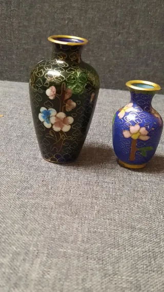 Vasetti cloisonne vintage