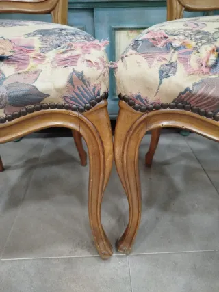 Lote de Sillas isabelinas