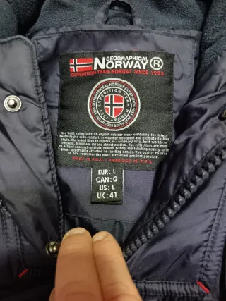Anorak acolchado Geographical Norway Hombre Y2K