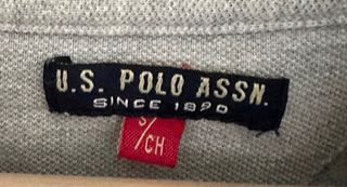 Polo U.S. Polo Assn. Gris Talla S