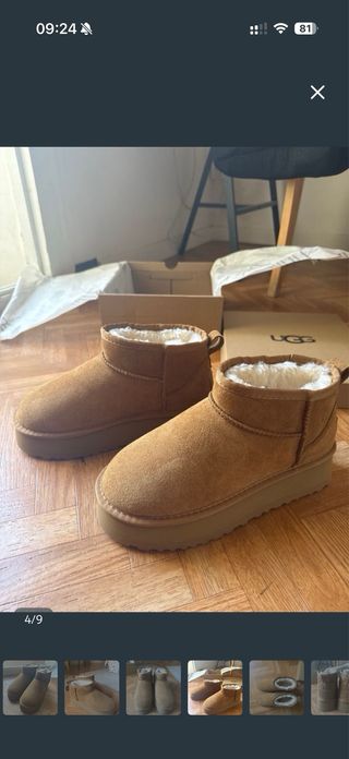 Botas estilo UGG nuevas talla 40