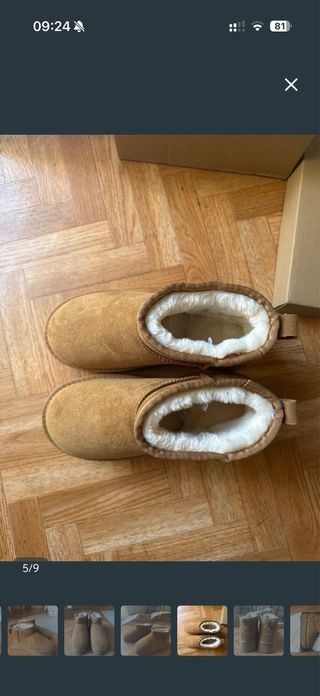 Botas estilo UGG nuevas talla 40
