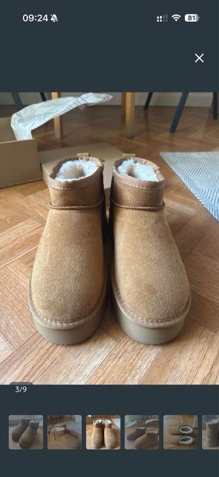 Botas estilo UGG nuevas talla 40
