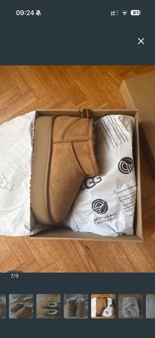 Botas estilo UGG nuevas talla 40