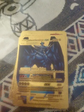 13 cartas doradas Pokémon NO OFICIALES no metal