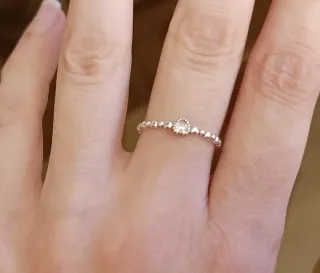 Anillo corazón gema plata