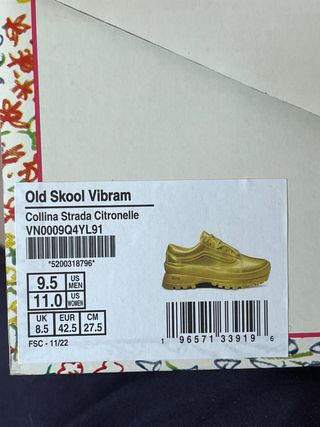 Zapatillas Vans x Collina Strada Old Skool Vibram