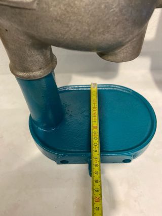 Trita ghiaccio antico metallo e legno