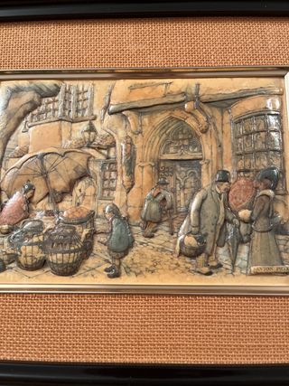 Cuadro artesanal tridimensional