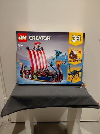 Lego Creator 3in1 31132 Nave vichinga e Jörmungand